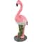 25.5" Pink Standing Flamingo Outdoor Garden Statue